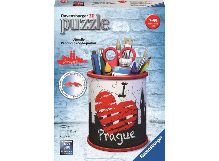 RAVENSBURGER 3D puzzle stojan: Praha 54 dielikov