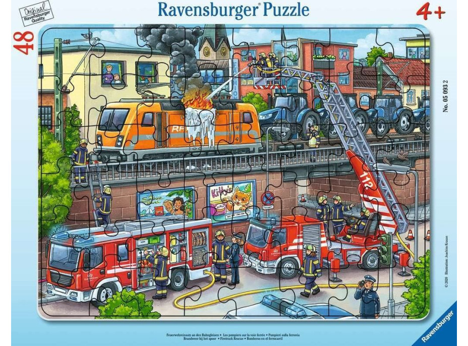 RAVENSBURGER Puzzle Hasiči v akcii 48 dielikov