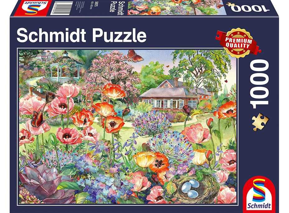 SCHMIDT Puzzle Kvitnúca záhrada 1000 dielikov