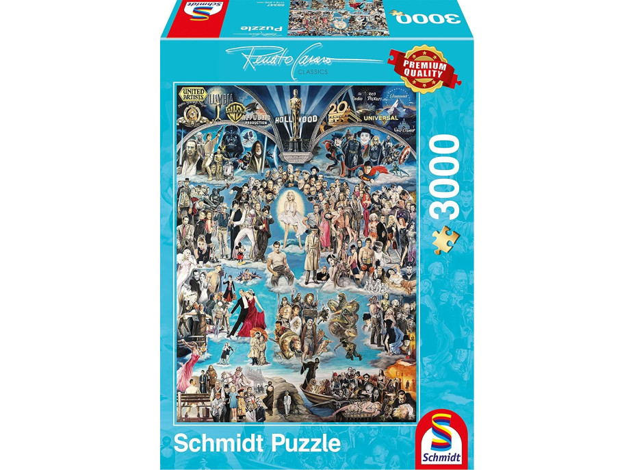 SCHMIDT Puzzle Hollywood - sieň slávy 3000 dielikov