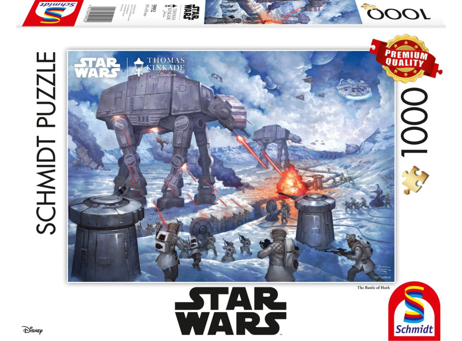 SCHMIDT Puzzle Star Wars: Bitka o planétu Hoth 1000 dielikov