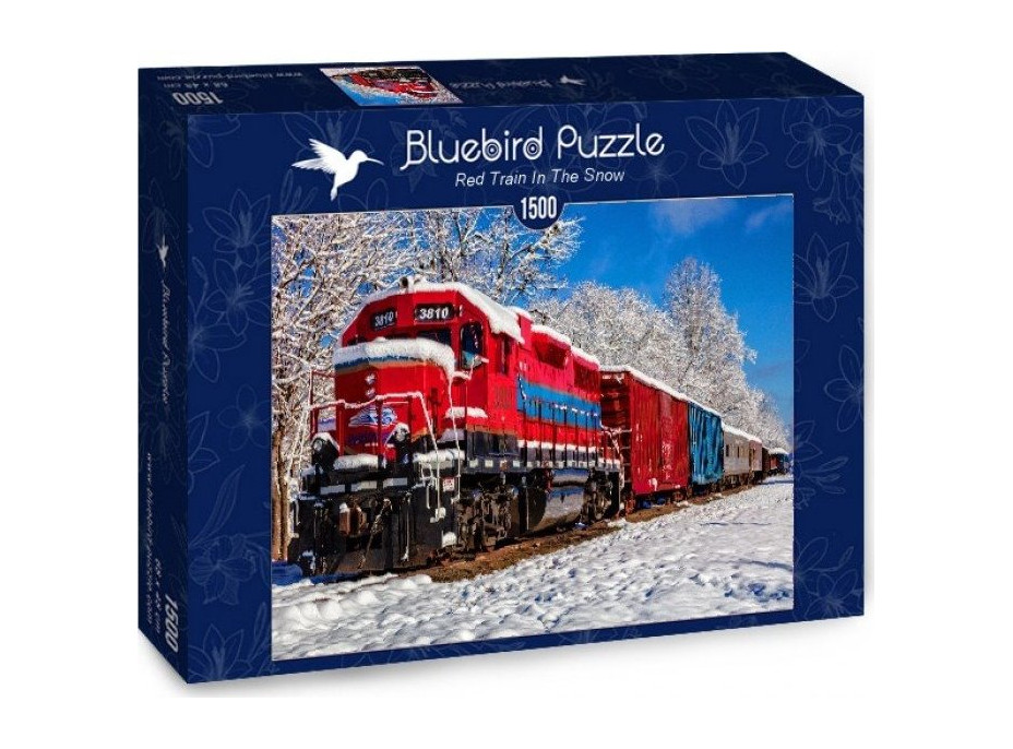 BLUEBIRD Puzzle Vlak v zime 1500 dielikov