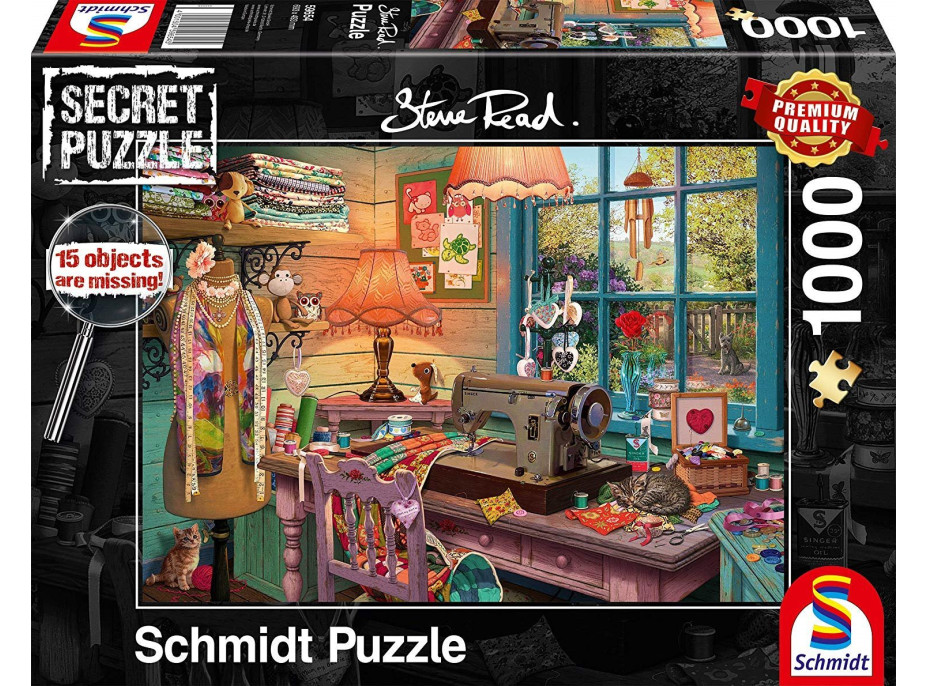 SCHMIDT Secret puzzle Šijacia dielňa 1000 dielikov