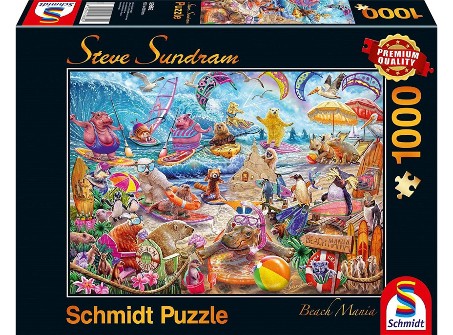 SCHMIDT Puzzle Plážová mánia 1000 dielikov