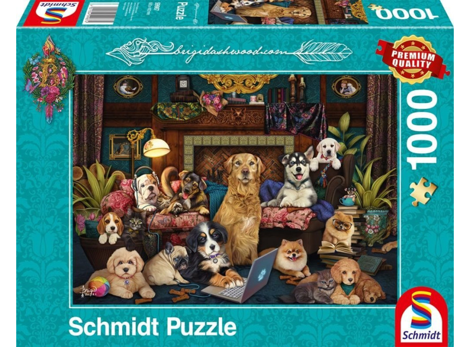 SCHMIDT Puzzle Pozoruhodný večer v salóniku 1000 dielikov