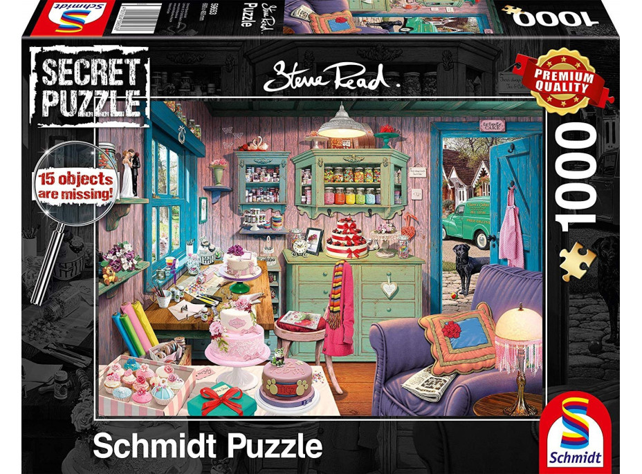 SCHMIDT Secret puzzle Babičkin izba 1000 dielikov