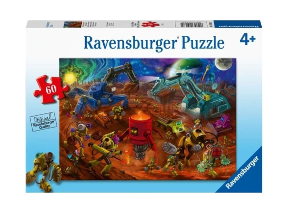 RAVENSBURGER Puzzle Vesmírne stavenisko 60 dielikov