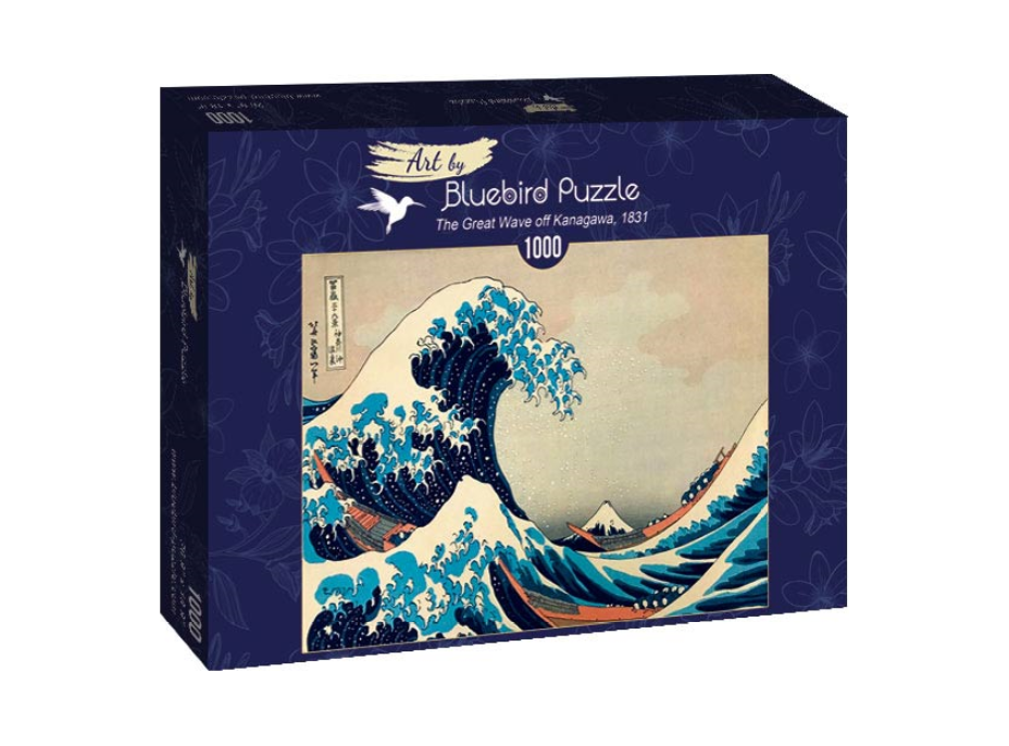 BLUEBIRD Puzzle Veľká vlna Kanawaga 1000 dielikov