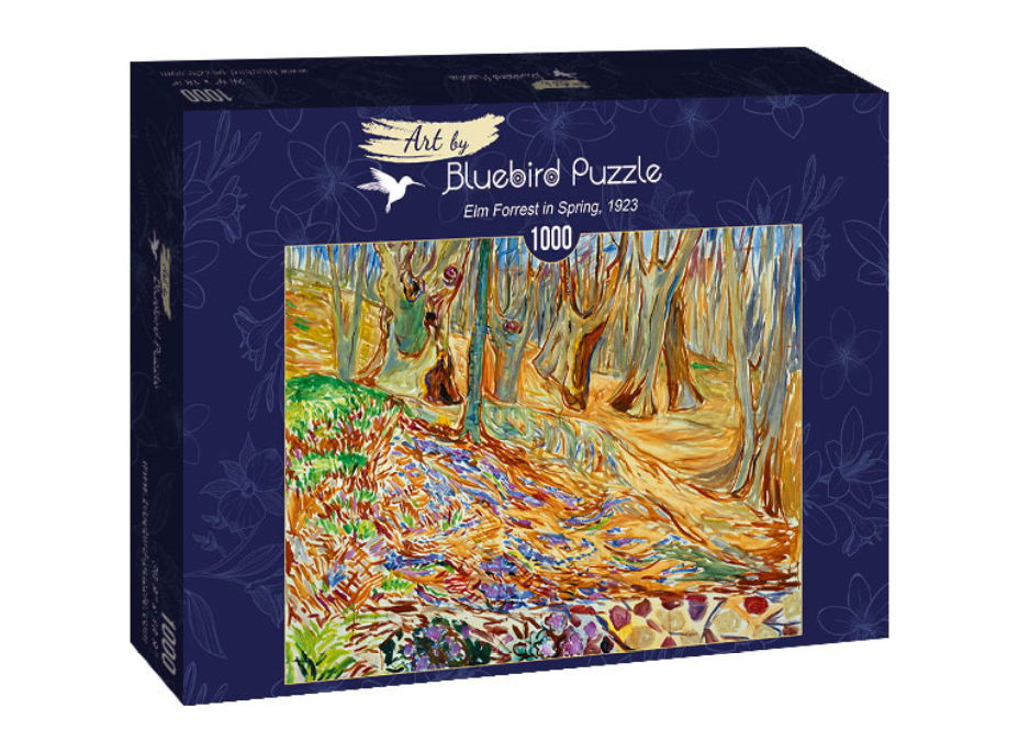 BLUEBIRD Puzzle Jilmový les na jar (1923) 1000 dielikov