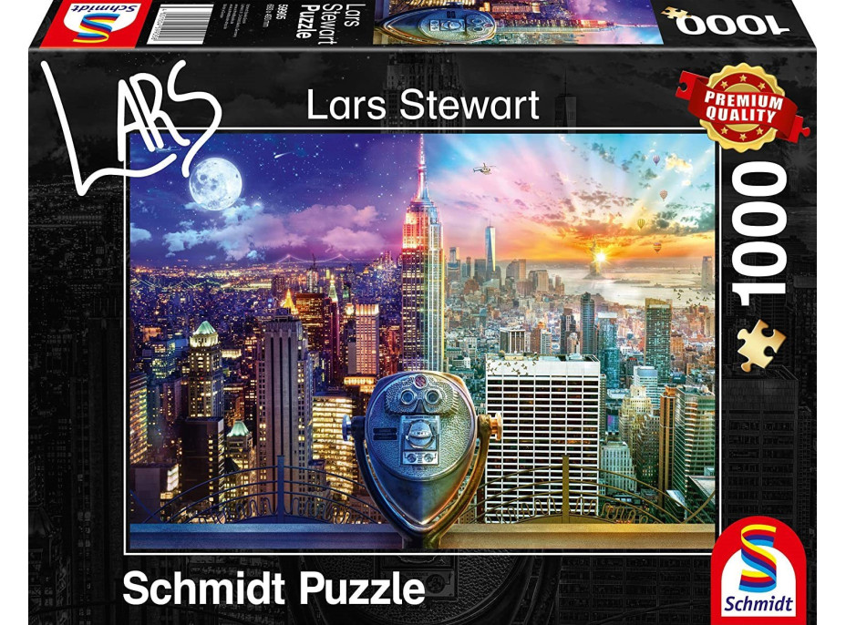 SCHMIDT Puzzle Deň a noc: New York 1000 dielikov