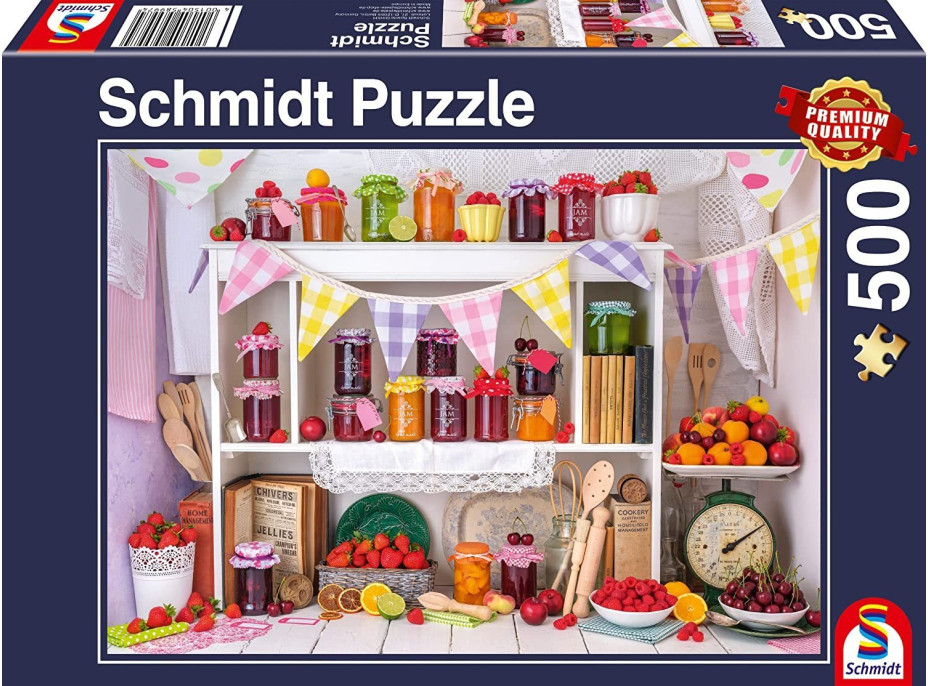 SCHMIDT Puzzle Džemy a marmelády 500 dielikov