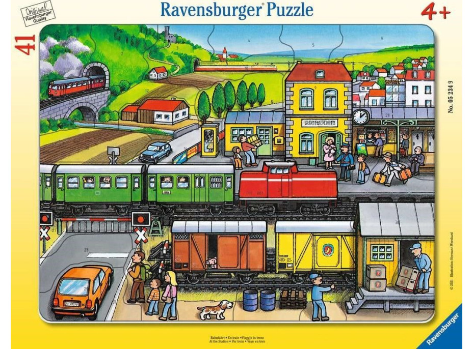 RAVENSBURGER Puzzle Na stanici 41 dielikov