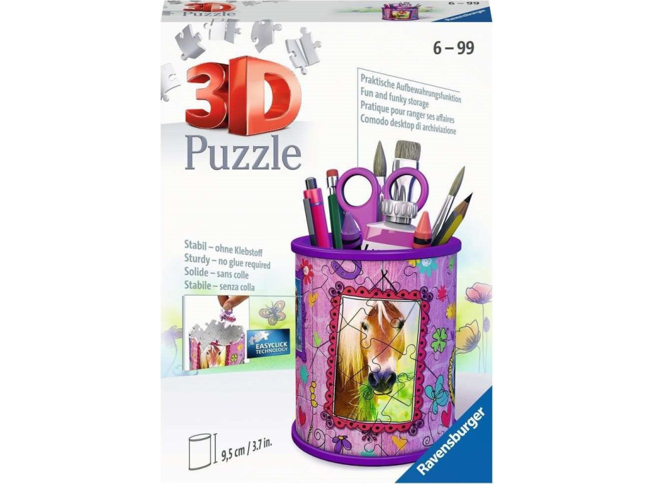 RAVENSBURGER 3D puzzle stojan: Kôň 54 dielikov