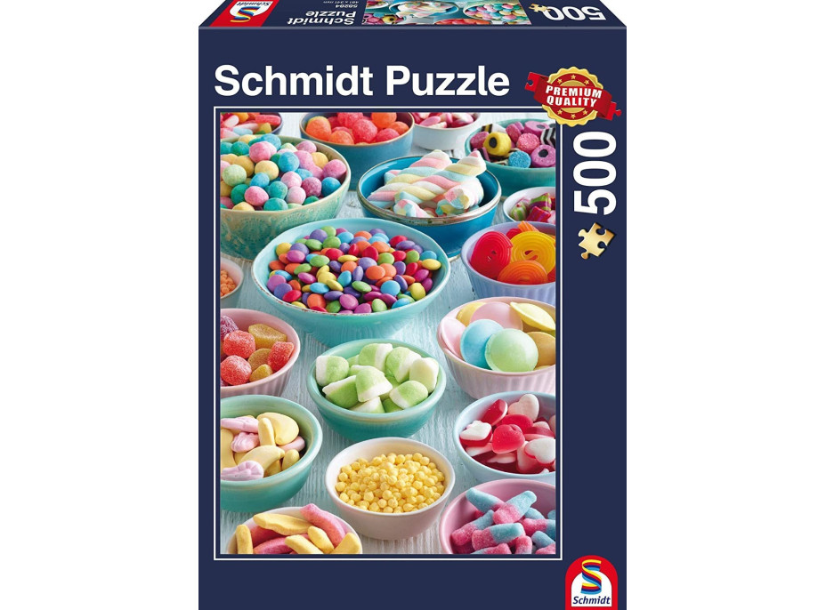 SCHMIDT Puzzle Sladké pokušenie 500 dielikov