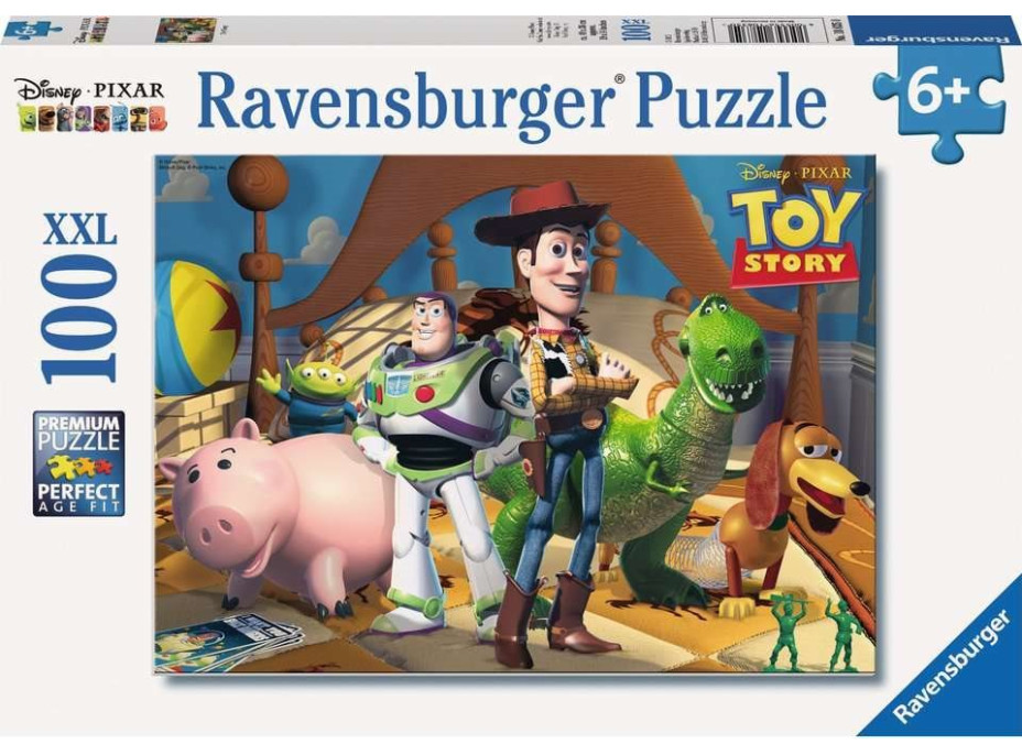 RAVENSBURGER Puzzle Toy Story: Príbeh hračiek XXL 100 dielikov