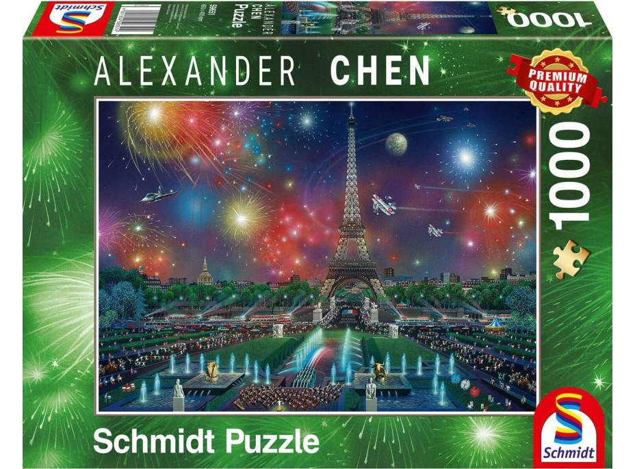 SCHMIDT Puzzle Ohňostroj nad Eiffelovou vežou 1000 dielikov