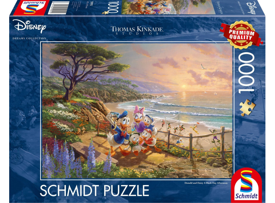 SCHMIDT Puzzle Donald & Daisy: Kačerie popoludní 1000 dielikov