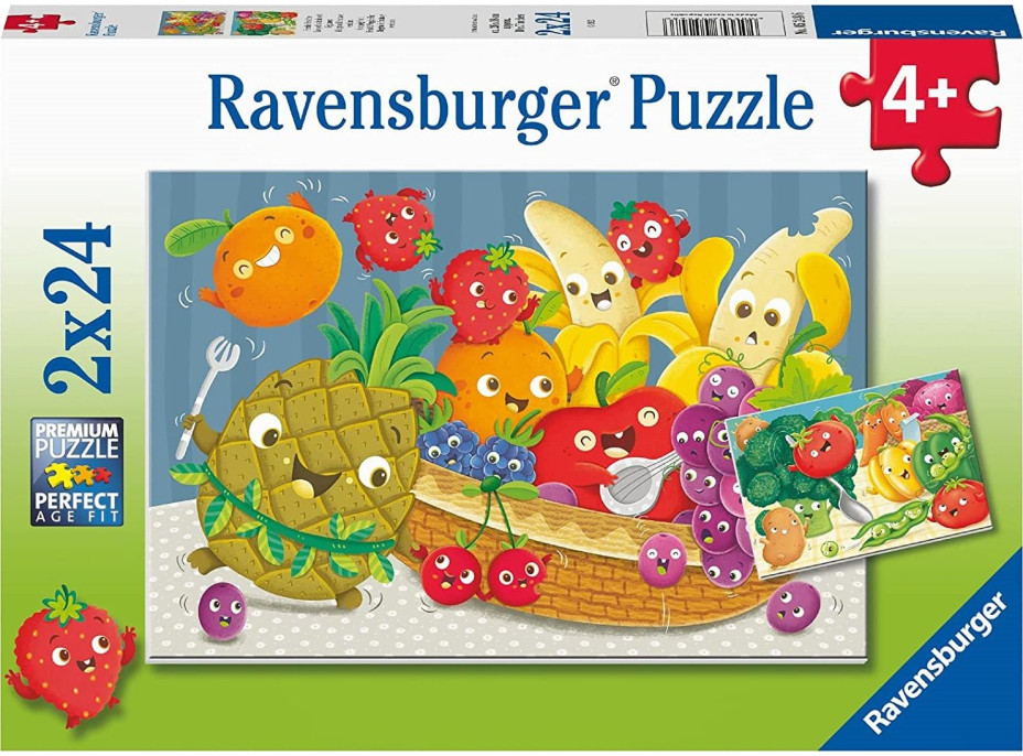 RAVENSBURGER Puzzle Drzé plody 2x24 dielikov