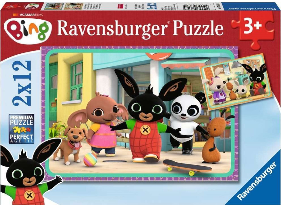 RAVENSBURGER Puzzle Bing 2x12 dielikov