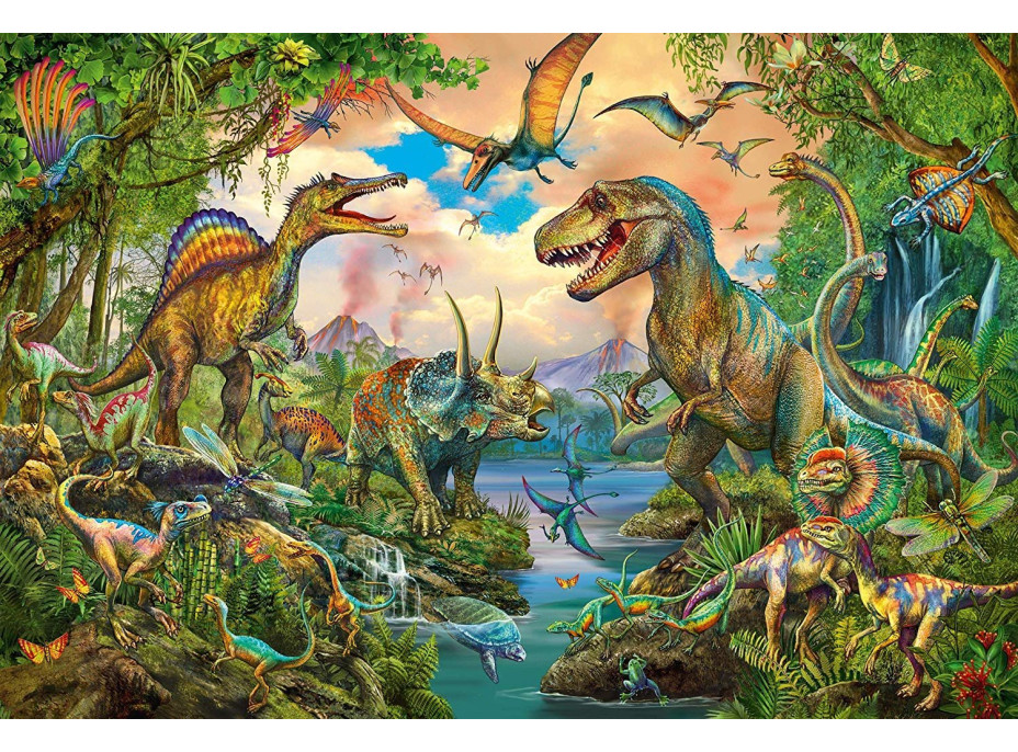 SCHMIDT Puzzle Dinosaury 150 dielikov + darček (tetovačky)