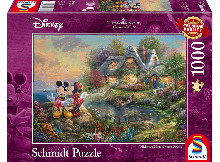 SCHMIDT Puzzle Miláčikovia Mickey a Minnie 1000 dielikov