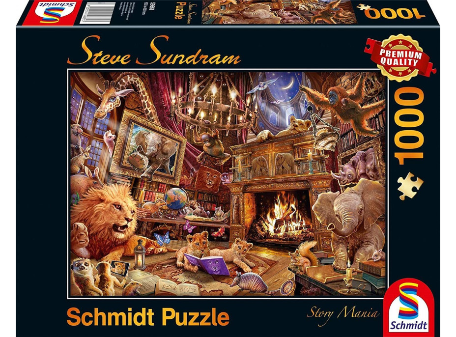 SCHMIDT Puzzle Príbehová mánia 1000 dielikov