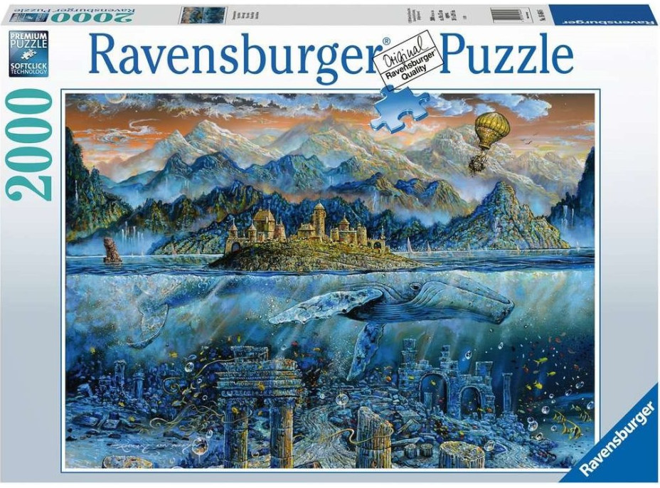 RAVENSBURGER Puzzle Múdra veľryba 2000 dielikov