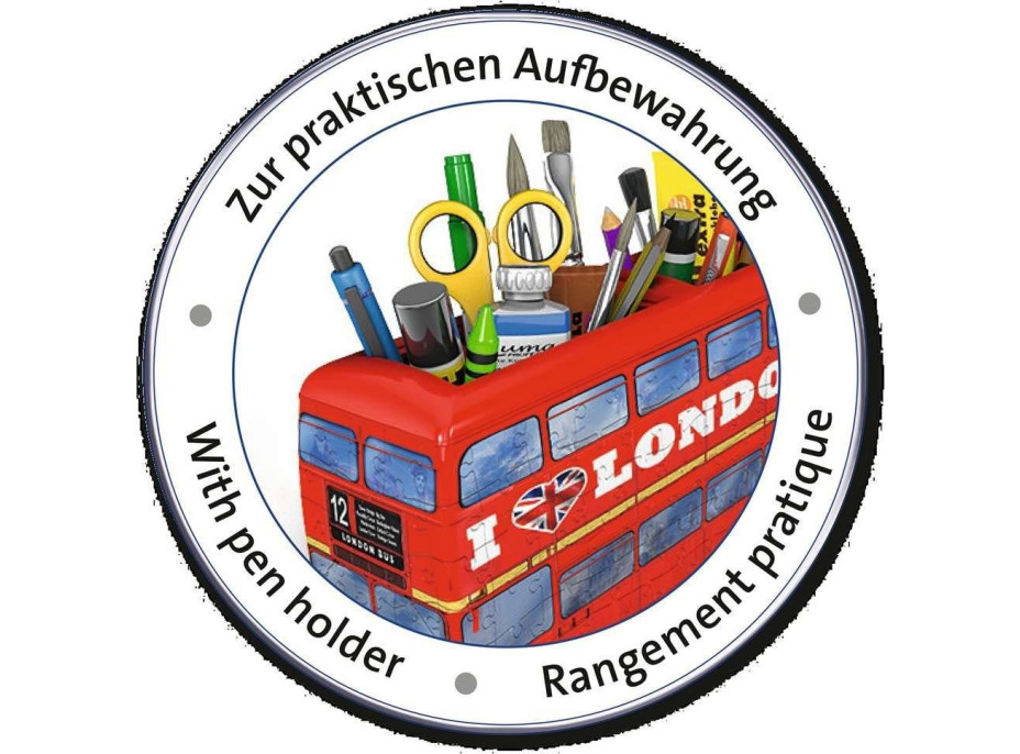 RAVENSBURGER 3D puzzle Londýnsky autobus Doubledecker 216 dielikov