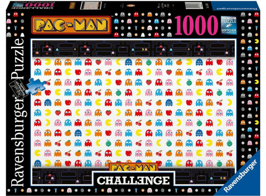 RAVENSBURGER Puzzle Challenge: Pac-Man 1000 dielikov