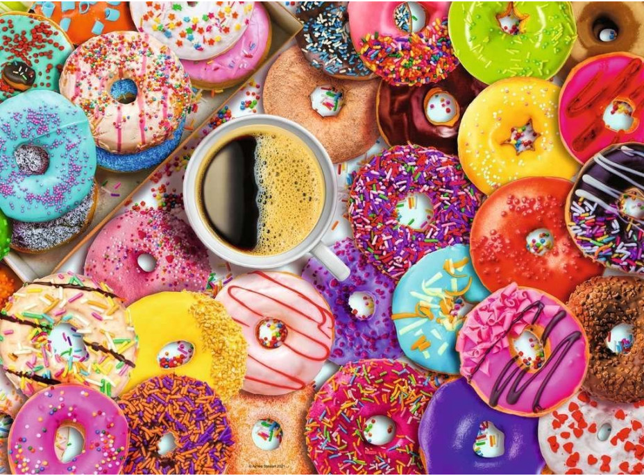 RAVENSBURGER Puzzle Doughnut Disturb! 500 dielikov