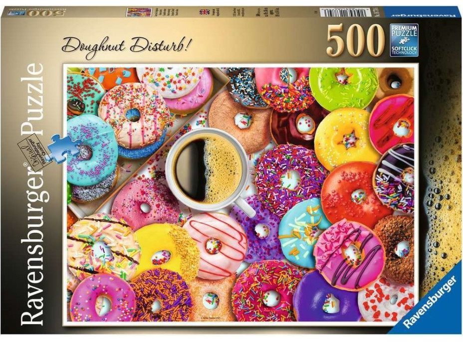 RAVENSBURGER Puzzle Doughnut Disturb! 500 dielikov