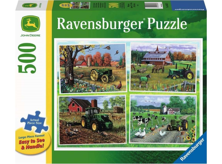RAVENSBURGER Puzzle John Deere: Klasika XXL 500 dielikov