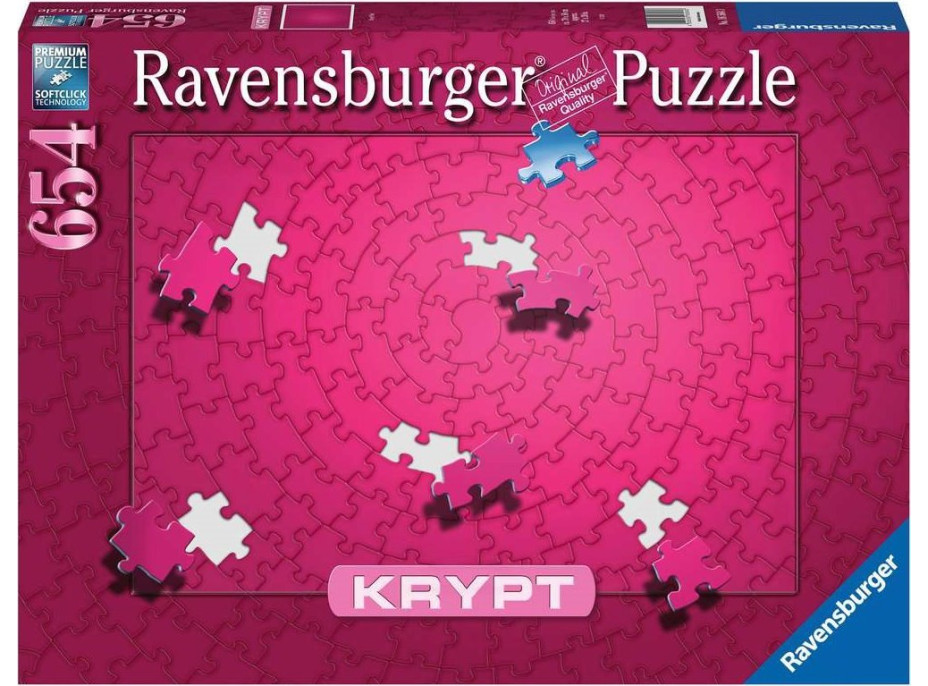 RAVENSBURGER Puzzle Krypt Pink 654 dielikov