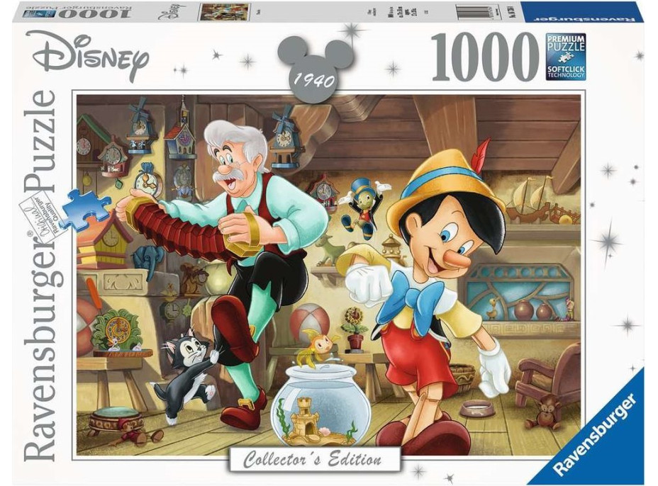 RAVENSBURGER Puzzle Pinocchio 1000 dielikov