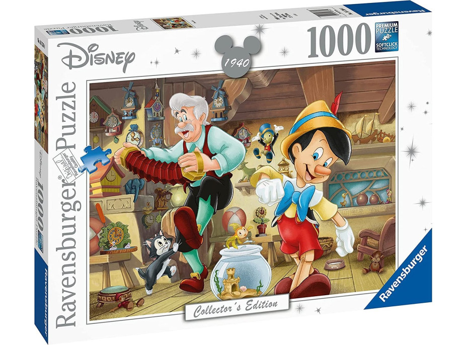 RAVENSBURGER Puzzle Pinocchio 1000 dielikov