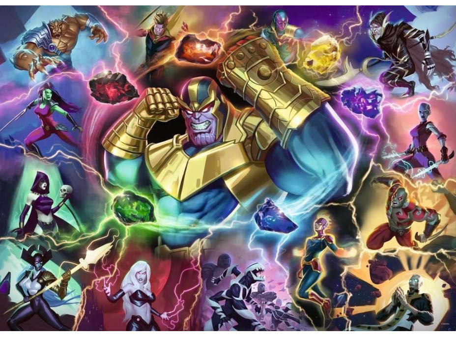 RAVENSBURGER Puzzle Marvel Villainous: Thanos 1000 dielikov