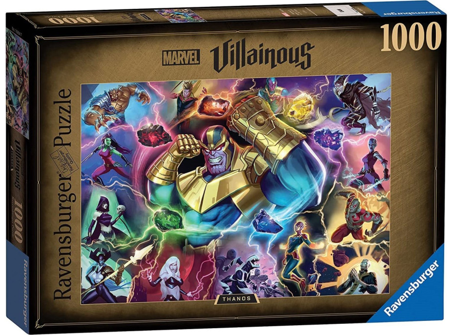 RAVENSBURGER Puzzle Marvel Villainous: Thanos 1000 dielikov