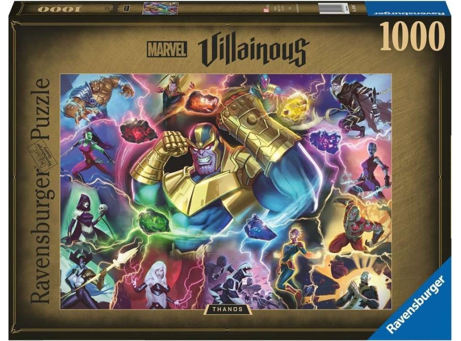 RAVENSBURGER Puzzle Marvel Villainous: Thanos 1000 dielikov