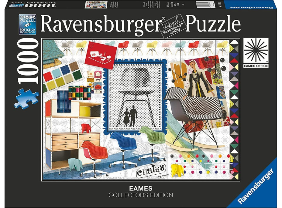 RAVENSBURGER Puzzle Eames: Design Spectrum 1000 dielikov