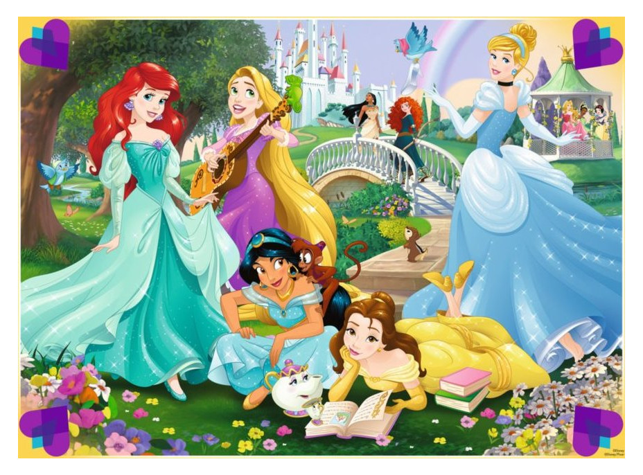 RAVENSBURGER Puzzle Disney princeznej: Odvážny sen XXL 100 dielikov