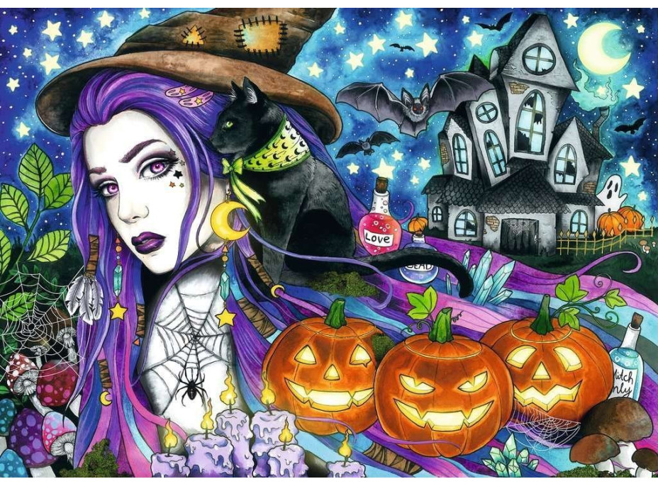 RAVENSBURGER Puzzle Halloween 1000 dielikov