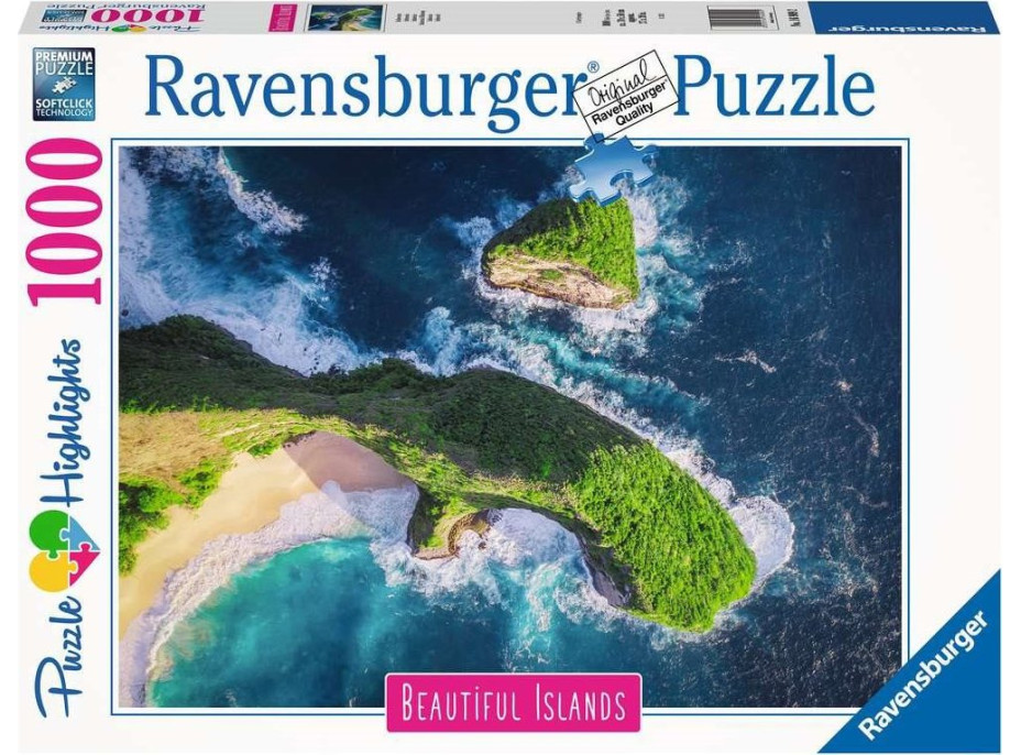 RAVENSBURGER Puzzle Nádherné ostrovy: Indonézia 1000 dielikov