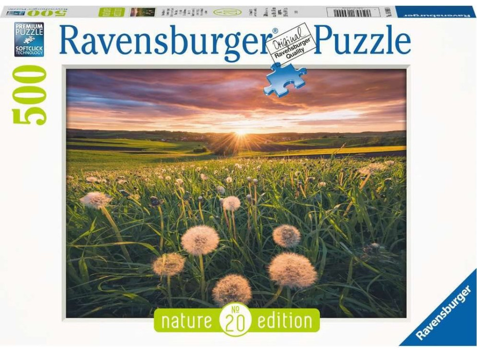 RAVENSBURGER Puzzle Púpavy v západu slnka 500 dielikov