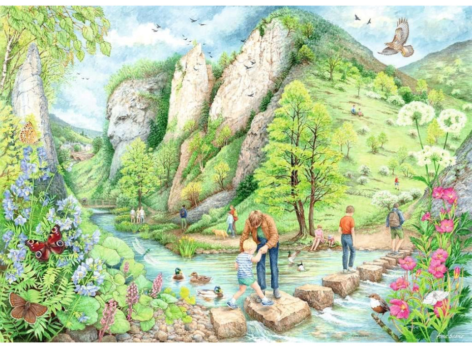 RAVENSBURGER Puzzle Prechádzky č.2: Dovedna 1000 dielikov