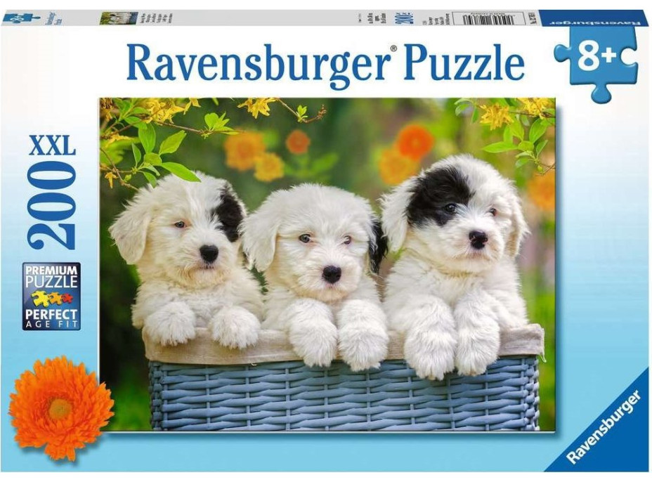 RAVENSBURGER Puzzle Roztomilé šteňatá XXL 200 dielikov