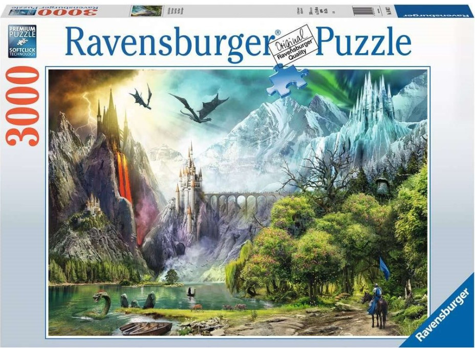 RAVENSBURGER Puzzle Vláda drakov 3000 dielikov