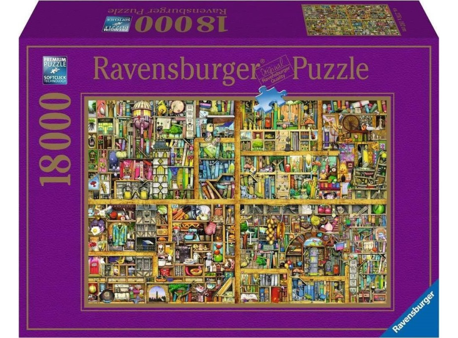 RAVENSBURGER Puzzle Kúzelná knižnica 18000 dielikov