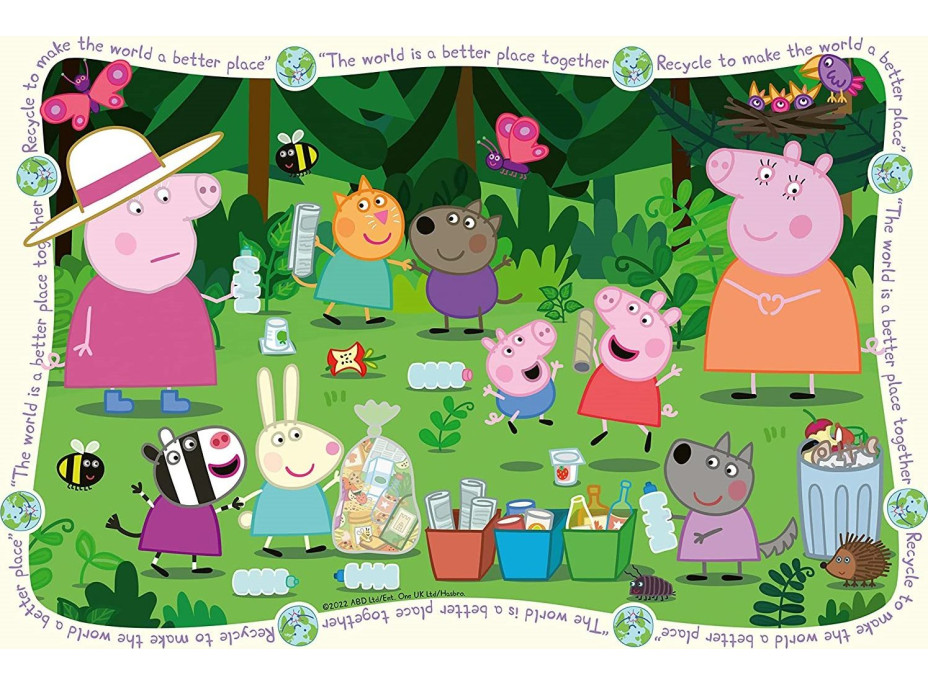 RAVENSBURGER Puzzle Prasiatko Peppa 35 dielikov