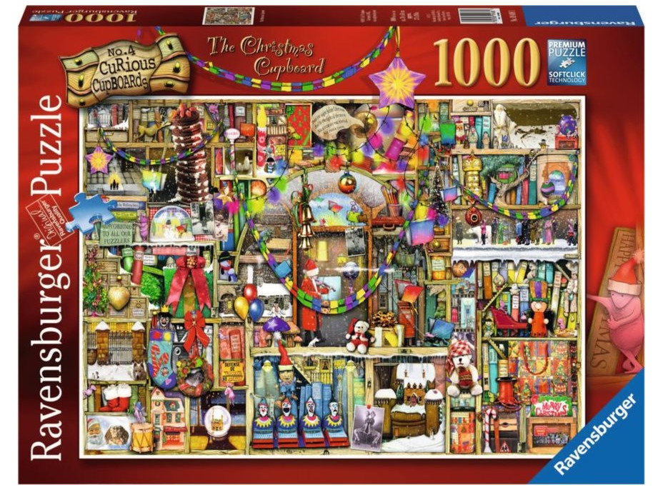 RAVENSBURGER Puzzle Vianočná skriňa 1000 dielikov