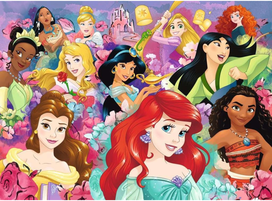 RAVENSBURGER Puzzle Disney princeznej: Sny sa plnia XXL 150 dielikov